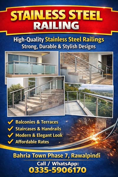 Window Grill, Balcony Railing & Steel Fabrication Work Rawalpindi