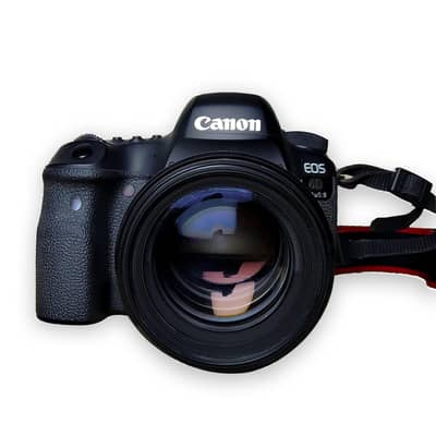 canon 6d mark ii with box and 85mm lense.  9/10 condition