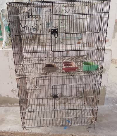 2 portion cage good condition