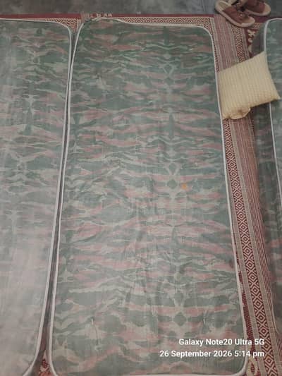 3 spring mattress for sale used normal condition