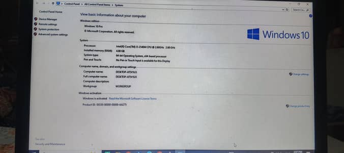 Hp Laptop Elite Book 8460P for sale without Hard