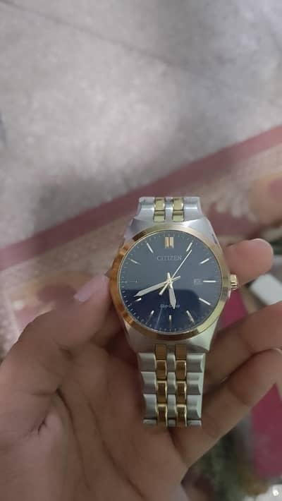 Original Citizen Eco-Drive E111 Two Tone Blue Dial