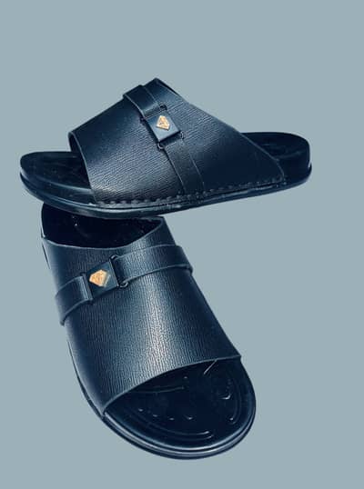 Original leather casual slider with Soft medicated sole