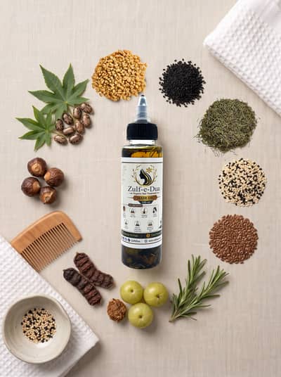 Herbal Hair Oil By Zulf-e-Dua 100ml | Organic Hair Oil