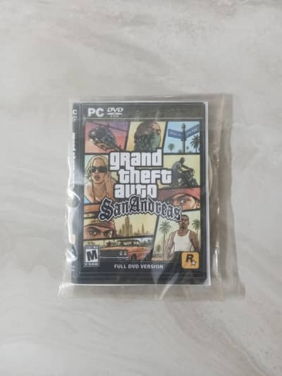 GTA San Andreas DVD for PC, laptop, or computer