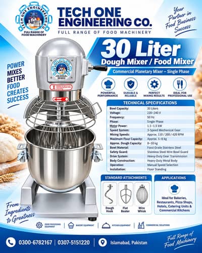 Dough mixer l Bread slicer | Atta Mixer l Flour mixer l Spiral Mixer