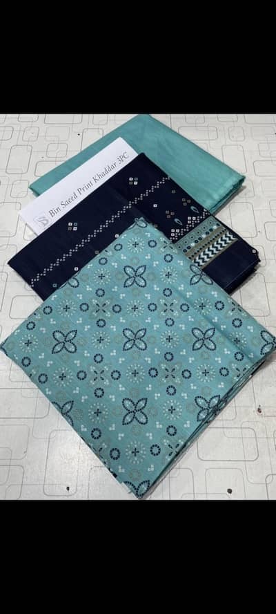 Ferozi shirt with navy dupatta. with plan trouser