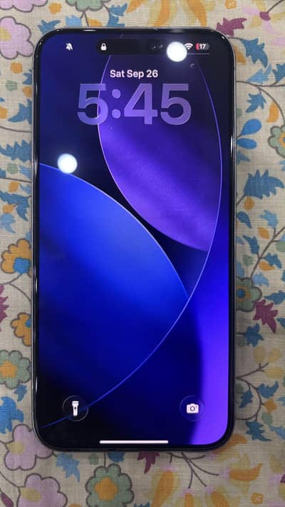 iPhone 15 Pro Max 256GB Natural Titanium JV - 10/10 Condition