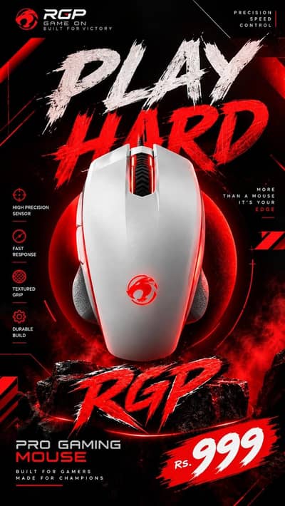 RGP PLAY HARD — Precision Meets Power ONLY on 999
