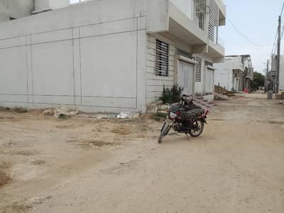 120 SQ YARD WEST OPEN TRANSFER PLOT FOR SALE IN SAADI GARDEN BLOCK 5 30 FIT ROAD