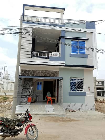 120 SQUARE YARD GROUND PLUS ONE BUNGALOW FOR SALE IN SAADI GARDEN BLOCK 5