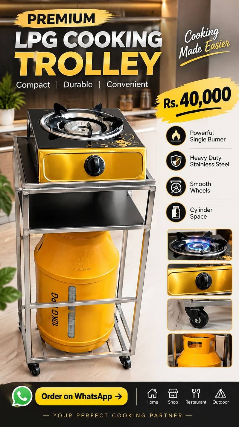 SMART MOVABLE COOKING STAND 12