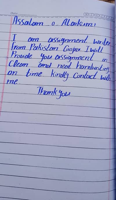 gojra assignment writing neat and clean handwriting