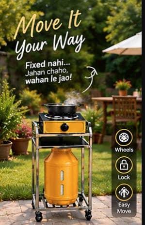 SMART MOVABLE COOKING STAND 7