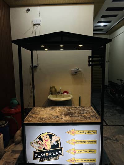 Counter + hot plate + 3D stand board+3D pizza board