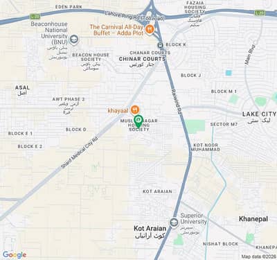Near Adda Plot Round About Jati Umrah Road Lahorr