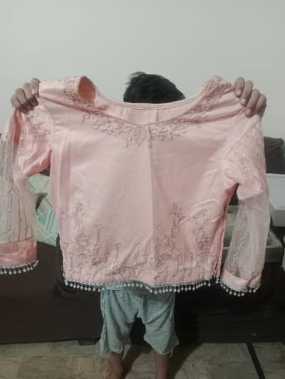 wedding wear peach colour lengha