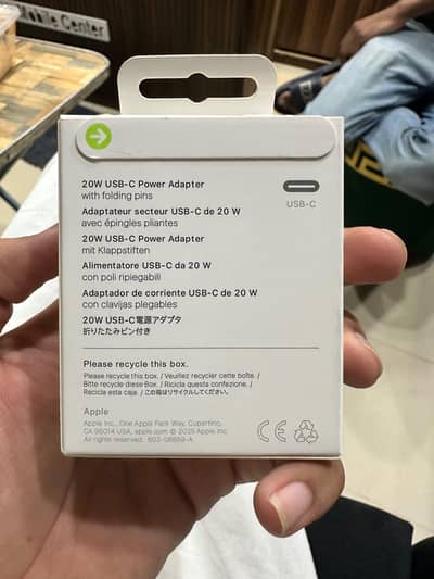 Apple 20W USB-C Power Adapter Original | Genuine Apple Charger