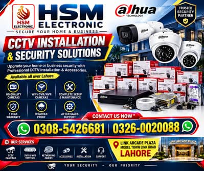 CCTV Installation & Security Solutions HD,WiFi,DVR/NVR HSM Electronics