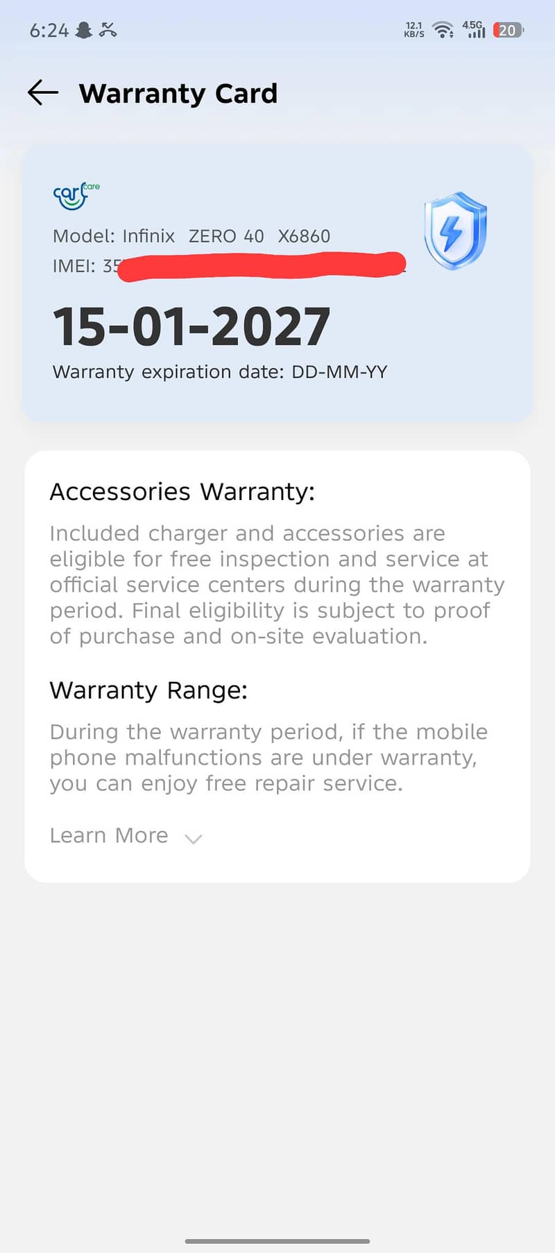 Infinix Zero 40 4