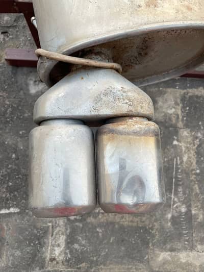 Sports vehicle silencer