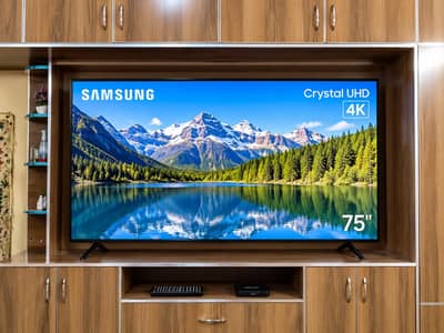 Samsung 75 Inch AU7000 4K Smart LED – Fresh Condition