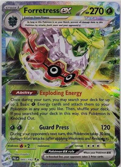 Forretress Pokémon Card – Original