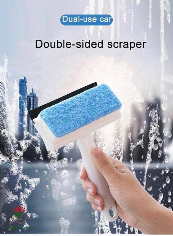 T  Double Sided Household Glass Window Cleaning Ceramic Tile Bathroom Cleaning Brush Window Wiper Blade Cleaning Mirror Cleaning Tool