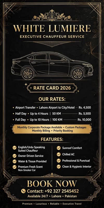 Executive Car Rental - Chauffeur Driven