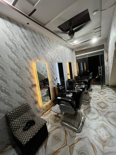 Prime cut men saloon for sale setup