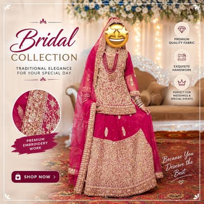 Bridal Collection — Luxury Embroidered Lehenga