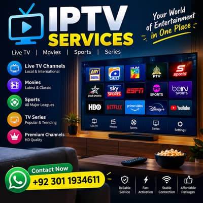 Affordable IPTV Services | HD Channels | Live Sports | TV Series