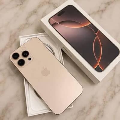 Iphone 16 pro max mobile phone complete box
