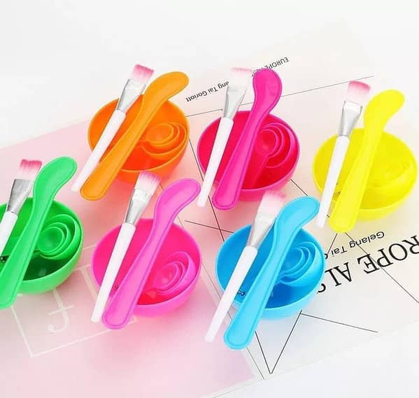 T  4 In 1 Diy Facial Mask Mixing Bowl - Pink
