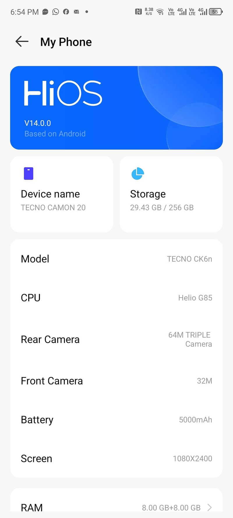 Tecno CAMON 20 2