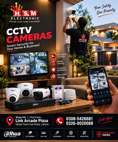 DAHUA CCTV Cameras, Accessories & Installation service HD,WiFi,DVR,NVR