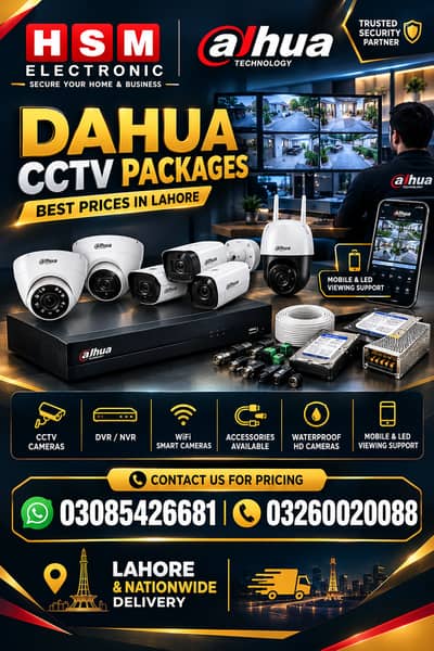 DAHUA CCTV Cameras, Accessories & Installation service HD,WiFi,DVR,NVR