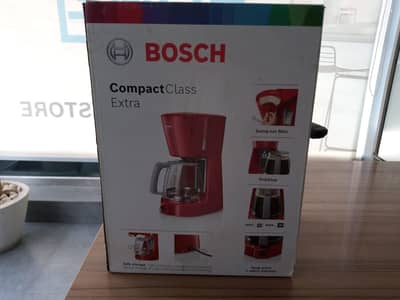 Bosch Coffee Maker- Red Electric Drip Coffee Machine