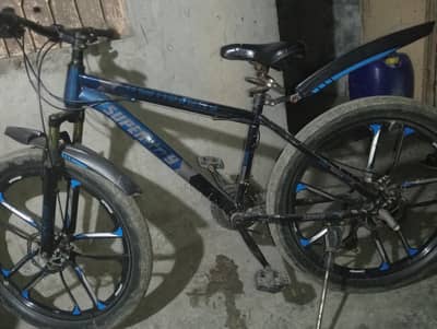 Superways mountain bike cycle with hydraulics shock front back disk b