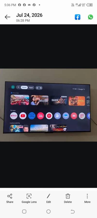 Haier 43" Android Led Tv Available In Very Good Condition 10/10