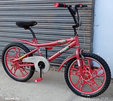 imported sports bicycle available size 20 ( 7 too 12) years old