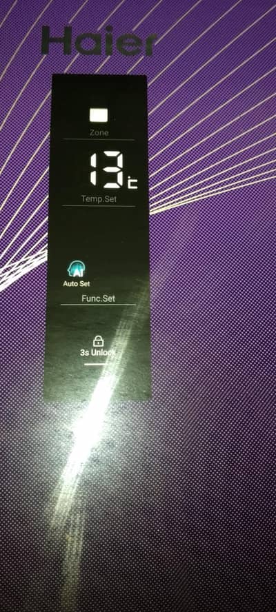 Haier Glass Door fridge
