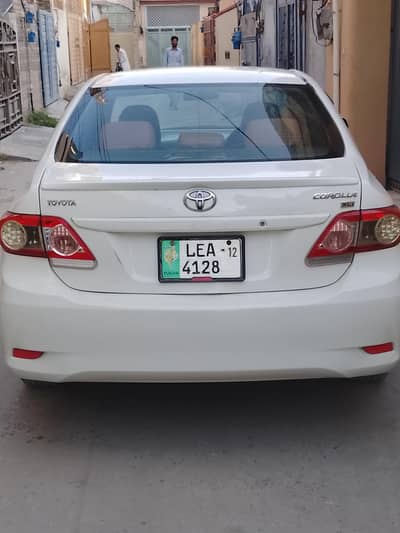 Toyota Corolla XLI 2012