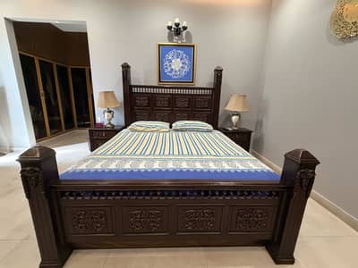 Solid Wood bed set