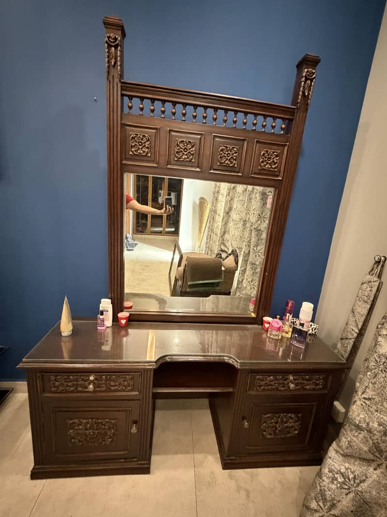 Solid Wood bed set 5