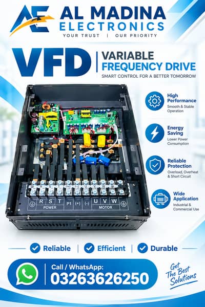 Industrial Vfd/Vfd Inverter/Solar Inverter for Factory/Tubewall/Chaki