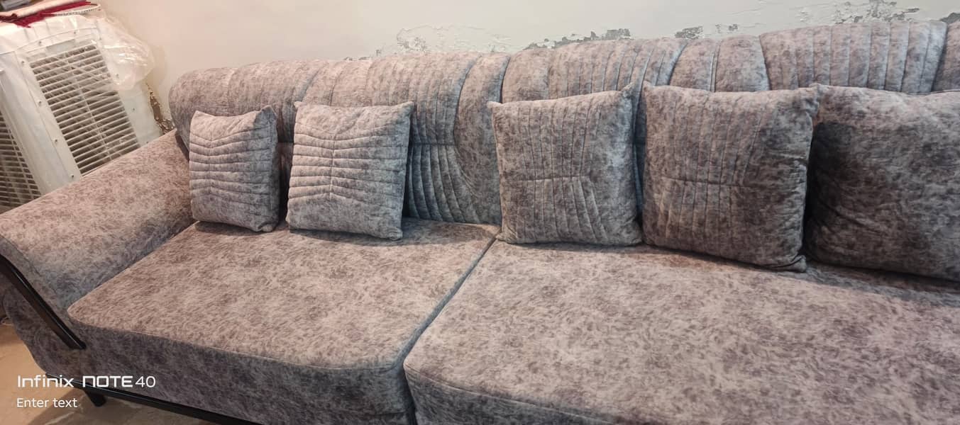 L shape sofa set 1