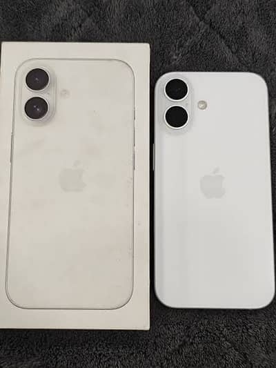 Iphone 16 128GB -100% Official PTA Approved ( Complete Box + Cable)