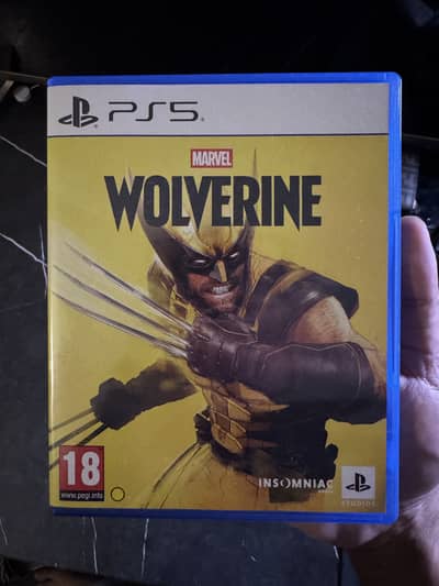 Marvel’s Wolverine Ps5 Game Disc