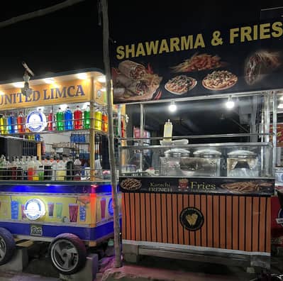 Limca , Fries , shawarma  counters on rent | 3 counter for Rent